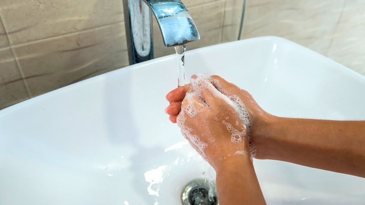 De eenvoudigste regel om helminthiasis te voorkomen, is om uw handen altijd met water en zeep te wassen. 